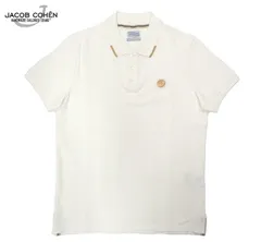 JACOB COHEN》新品 イタリア製 ハイゲージ ニットポロシャツ M | www