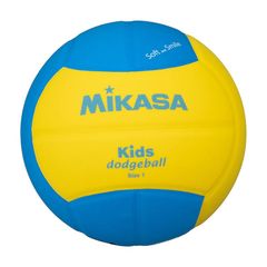 ミカサ(MIKASA) スマイル ドッジボール 1号 (幼児~小学生向け) 150ｇ 黄/青 SD10-YBL 推奨内圧0.10~0.15(kgf/?) 0