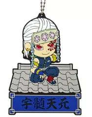 【中古】雑貨 宇髄天元/屋根瓦 ラバーマスコット きゅんキャラいらすとれーしょんず 「一番くじ 鬼滅の刃 ～宇髄天元 見参!～」 J賞