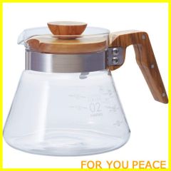 【特価商品】HARIO(ハリオ) コーヒーサーバー600 オリーブウッド 実用容量600ml VCWN-60-OV