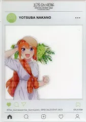 【中古】キャラカード 中野四葉(五年後) 「五等分の花嫁 SPECIAL EVENT 2023 in 横浜アリーナ クリアカード」