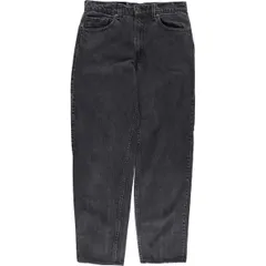 古着 90年代 リーバイス Levi's 550 ブラックデニム テーパードデニムパンツ USA製 メンズw32相当 ヴィンテージ/evb010614