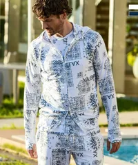 【専用】1PIU1UGUALE3 RELAXセットアップ　ラッシュカード水着折鶴 1PIU1UGUALE3 RELAX ウノピュウノウグァーレトレ リラックス ラッシュ