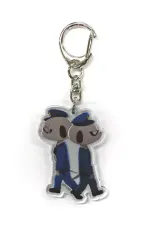 【美品】 オッドタクシー　エキシビジョン アクリルキーホルダー　大門兄弟 オッドタクシー ラメ入りアクリルタグキーホルダー/大門兄