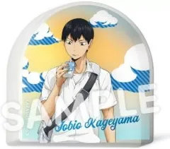 【中古】アクリルスタンド・アクリルパネル 影山飛雄 「ハイキュー!! 帰り道 トレーディングアクリルブロック」