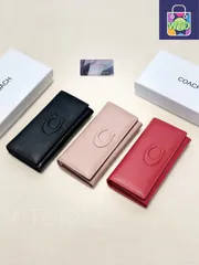 【今日特価】Coach コーチ 新作財布 原版牛皮使用、仕上がり精巧で内部収納充実、上品な高級感を備える
