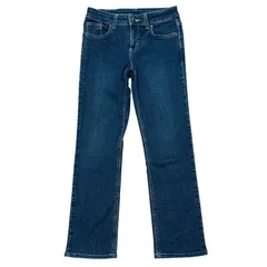 Miss EDWIN INTERNATIONAL BASIC 402L ストレッチ スリム テーパードデニム サイズ28 レディースS ミスエドウィン