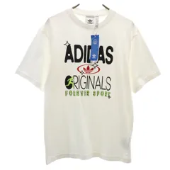 未使用 adidas Originals アディダスオリジナルス トレフォイルロゴ 半袖 Tシャツ S ホワイト メンズ 古着