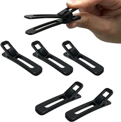 LamPlanning 前髪用 さびない.ダッカール ヘアピン ヘアクリップ 髪留め 濡れた髪 金属不使用( 小サイズ/6本セット)