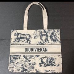 【新品】Dior ディオール トワルドゥジュイ トートバッグ　ノベルティ　限定　白　ホワイト　ネイビー