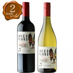 [2本セット] チリワイン アミーゴ・ペロ レゼルヴァ 赤白2種飲み比べセット 750ml×2本 カベルネ・ソーヴィニヨン＆シャルドネ