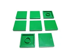 レゴ★未使用！緑色の２×２タイル８点セット
