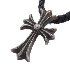 CHROME HEARTS クロムハーツ CH CRS SML BC スモールCHクロス ボロチップ ネックレス