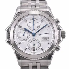 稼働美品　箱付　定価31万円　K18WG CREDOR パシフィーク メンズ 緑屋質屋】セイコー クレドール パシフィーク GCAR016 メンズ