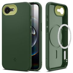 【数量限定】米軍MIL規格 ストラップホール ナノポップ・マグフィット マグネット搭載 MagSafeアクセサリー対応 ケース ACS09157 16e iPhone (アボ・グリーン) 【創業18年の技術力】 Spigen