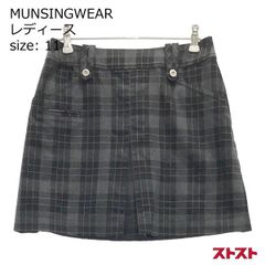 Munsingwear チェック柄スカート Mサイズ ゴルフ - メルカリ