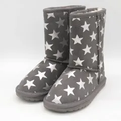 エミュー ブーツ 未使用 K11119 Starry Night  靴 シューズ キッズ 男の子用 K10/15サイズ シルバー EMU Australiaのサムネイル