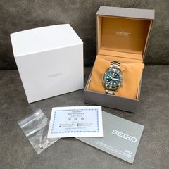 ▼【未使用品】SEIKO/セイコー プロスペックス グリーン文字盤 SBEJ009 自動巻き ステンレス メンズ 腕時計 付属品あり S25913681549