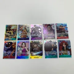 【現状渡し品】 ワンピースカードゲーム  キズあり SEC・SR 10枚セット エドワードニューゲート 他 トレカ 【071-241125-KY-48-fuz】
