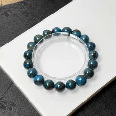 10%OFF 天然石★【アズライト】★ブレスレット 天然石B 10.2-10.7mm ZB7887