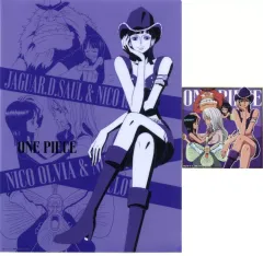 【中古】クリアファイル ニコ・ロビン/他 A4クリアファイル＆ステッカー 「一番くじ ワンピース ROAD TO DAWN-冒険への軌跡-」 H賞