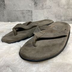 ハワイ製 ISLAND SLIPPER アイランド スリッパ スエードレザー サンダル グレー 9
