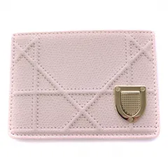 クリスチャンディオール Christian Dior DIORAMA SMALL CALFSKIN カードケース パスケース レザー ピンク S06190WDAX /BM ■OHのサムネイル