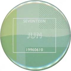 【中古】バッジ・ピンズ ジュン 缶バッジ(NAME) 「SEVENTEEN CAFE 2020 ～SALAD FACTORY～」