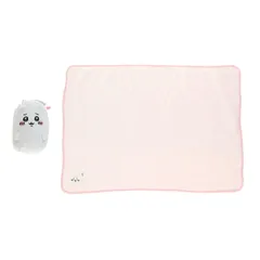 【新品・5営業日で発送】丸眞 マスコット巾着付きブランケット ちいかわ ふわふわちいかわ 