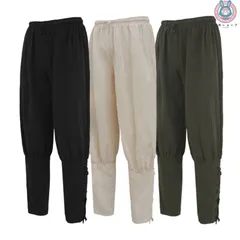 25年新作 中世 風 男性 コスプレ 衣装 西部 スタイル 海賊 パンツ ヴィンテージ 服装 コスチューム 