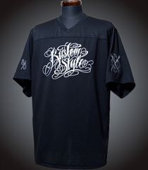 kustomstyle カスタムスタイル メッシュ フットボールジャージー (KSFOOT2508BK) garden grove football jersey カラー：ブラック 13,970円(内税)