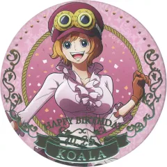 【中古】バッジ・ピンズ コアラ 「ワンピース バースデージュエリー缶バッジ 10月(2023)」