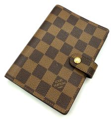 【鑑定済み】正規品　難あり LOUIS VUITTON ルイヴィトン ダミエ R20700  アジェンダPM 手帳 LV