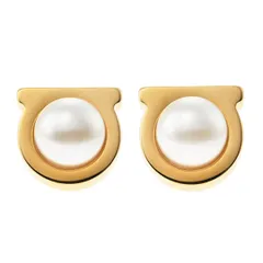 新品 フェラガモ FERRAGAMO ピアス スタッズピアス ゴールドのサムネイル