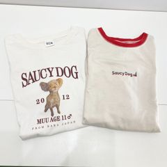 Saucy Dog ポイント刺繍 リンガーロングTシャツ 商品詳細ページ | Saucy Dog Online Shop | ポイント刺繍