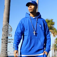 ACE FLAG パーカー ブランド スケボー フーディ 長袖 スウェット メンズ 青/白/黒 エースフラッグ フードパーカー トップス LA ロゴ 刺繍 ロサンゼルス b系 ヒップホップ ファッション ストリート系 AF-TL-PA-038 L XL 2XL