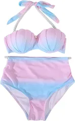 TOKYO GOODS MARKET 定番 ホルターネック デザイン ビキニ 水着 リゾート( A,  M)