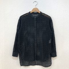 プラステ PLST ★オンにもオフにも着まわせる上品さと華やかさ★ レーススタンドカラーブラウス 【S】 ブラック 黒 【綿100％でサラッと着れる】 12-3208013