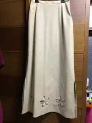 フェイクスエード ロング丈スカート 64 サイズ