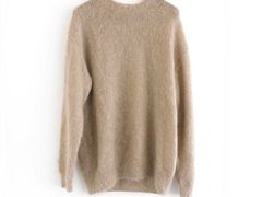 AURALEE /オーラリー ■ A24AP03KM メンズ モヘア ウール サイズ4 ニット セーター BRUSHED SUPER KID MOHAIR KNIT □7F