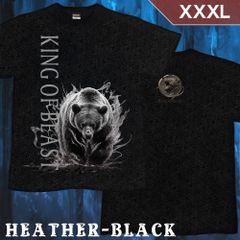 GENJU XXXLサイズ 熊 ベア アニマル メンズ クール かっこいい Tシャツ 半袖 King of Beast