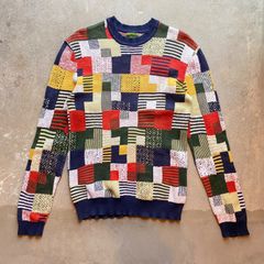 カラフル　コットンニット　プルオーバー