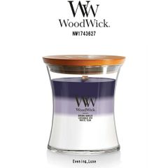 WoodWick(ウッドウィック)アロマキャンドル 【ブランド箱なし】 3層 トリロジー アワーグラス ジャーM イブニングリュクス ギフト Evening Luxe NW1743627