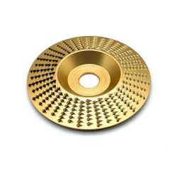 木工 用 アングルグラインダー 工具 サンダー ディスク グラインダー 木材 DIY 替刃 研磨 面取り ゴールド 斜面