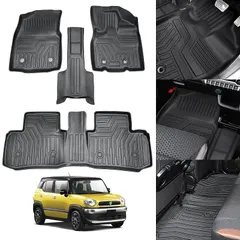 Cartist スズキ XBEE クロスビー MN71S型 フロアマット 立体カーマット 車用 3Dフロアマット セカンドマット 立体構造 Xbee 5人2017年12月～ 車種専用設計 防水 滑り防止 耐汚れ TPE素材 カスタムパーツ 取付簡単 保護パ 1
