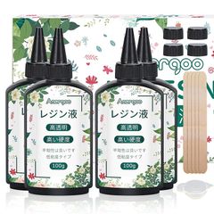 Anergoo UVレジン液 400g レジン液 大容量 UV/LED対応 高い透明 ハードタイプ成形 DIY装飾 急速に硬化 低アレルギー性 0