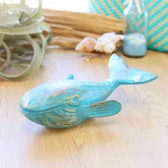 サカナ魚イルカクジラ陶器置物インテリア工芸品美術品A2977