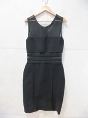 Andy GLAMOROUS アンディ グラマラス キャバドレス  ミニワンピース ノースリーブ シースルー素材 ブラック Mサイズ