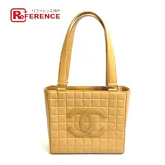 CHANEL シャネル トートバッグ チョコバー A17809 カーフスキン