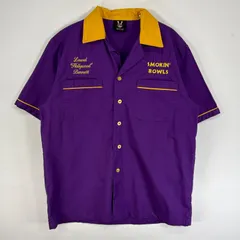 HILTONヒルトン60sビンテージボーリングシャツ美品キングルイアメリカ古着 古着 70s USA製 Hilton 豪華 チェーン 刺しゅう コットン
